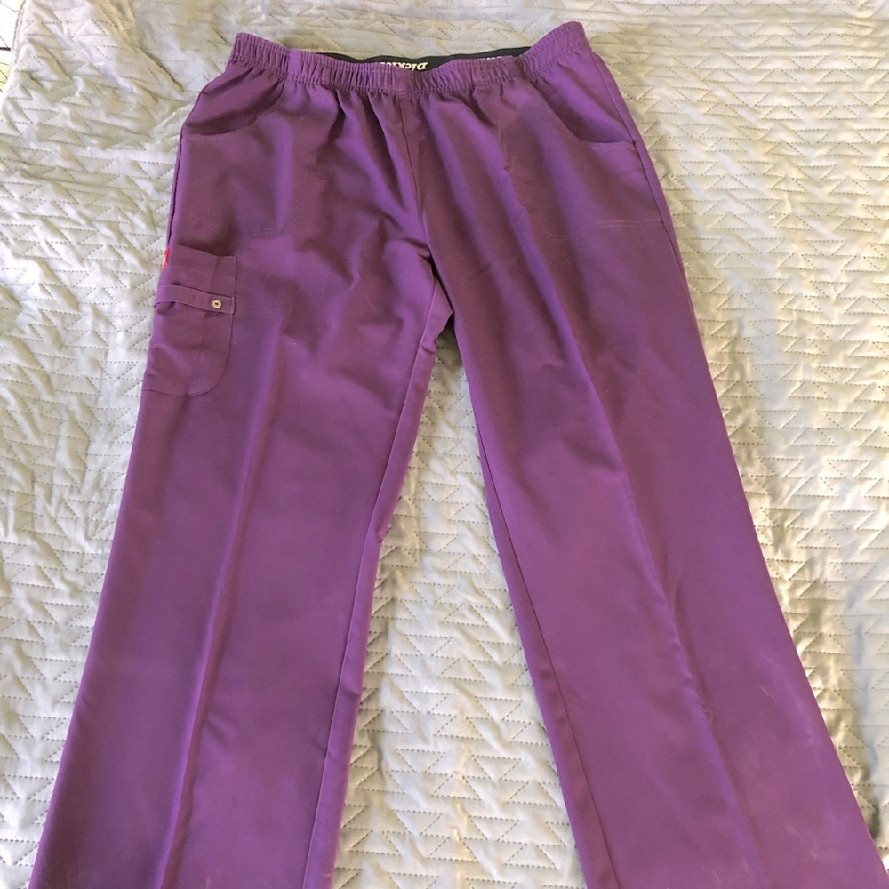 Purple Dickies Scrub pants